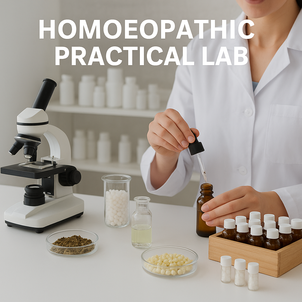 Homeopathic Laboratory in Action